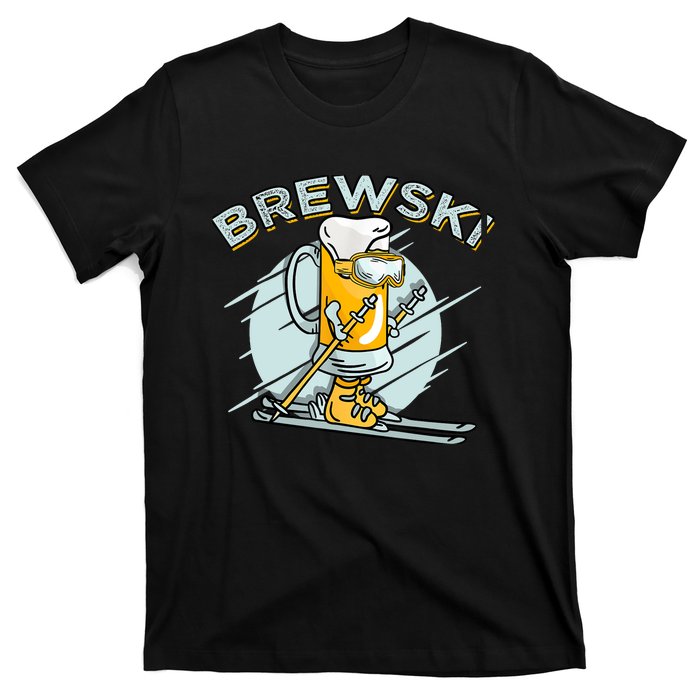 Brewski - Skiing Beer for Winter Sport T-Shirt