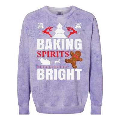 Baking Spirits Bright Colorblast Crewneck Sweatshirt