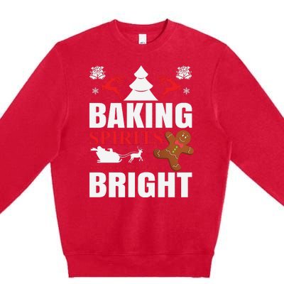 Baking Spirits Bright Premium Crewneck Sweatshirt