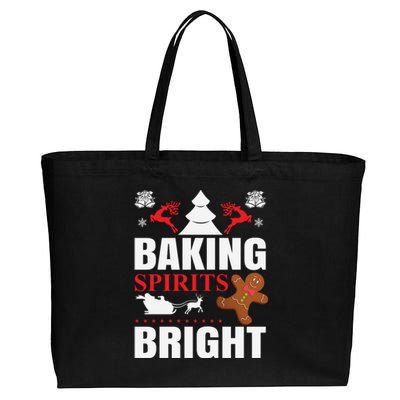 Baking Spirits Bright Cotton Canvas Jumbo Tote