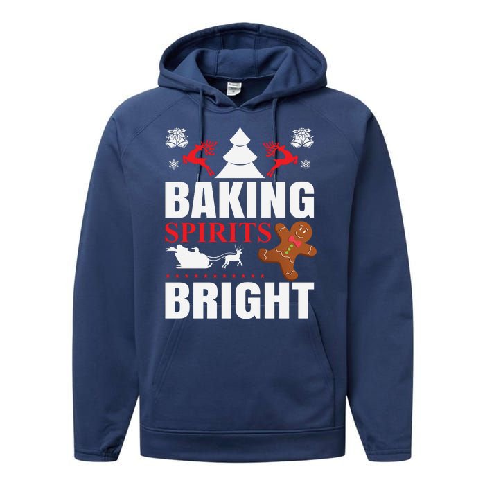 Baking Spirits Bright Performance Fleece Hoodie