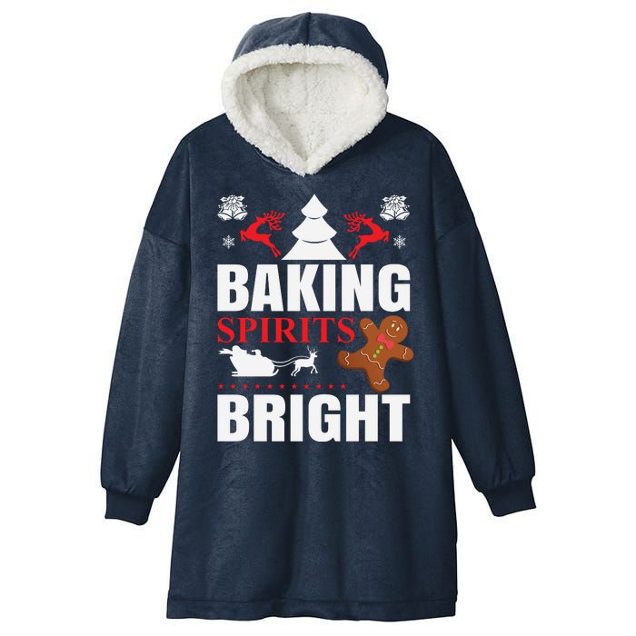 Baking Spirits Bright Hooded Wearable Blanket