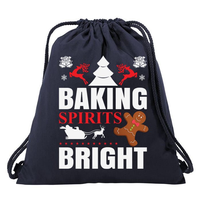 Baking Spirits Bright Drawstring Bag