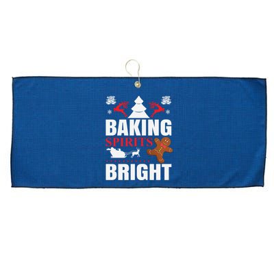 Baking Spirits Bright Large Microfiber Waffle Golf Towel