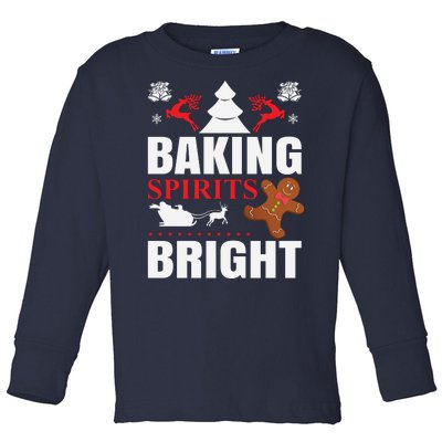 Baking Spirits Bright Toddler Long Sleeve Shirt