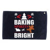 Baking Spirits Bright Grommeted Golf Towel