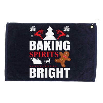 Baking Spirits Bright Grommeted Golf Towel