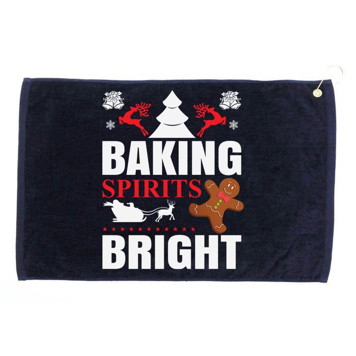 Baking Spirits Bright Grommeted Golf Towel