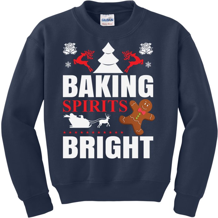 Baking Spirits Bright Kids Sweatshirt