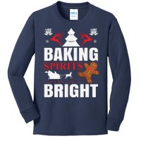 Baking Spirits Bright Kids Long Sleeve Shirt