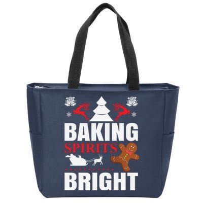 Baking Spirits Bright Zip Tote Bag