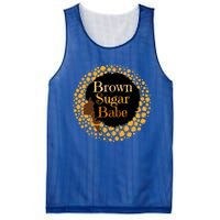 Brown Sugar Babe Proud Black African Pride Melanin Gift Mesh Reversible Basketball Jersey Tank