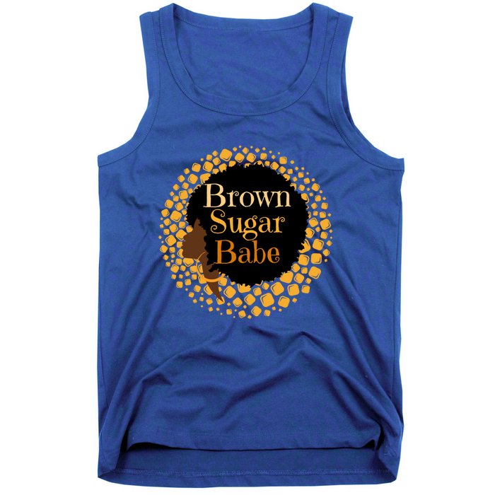 Brown Sugar Babe Proud Black African Pride Melanin Gift Tank Top