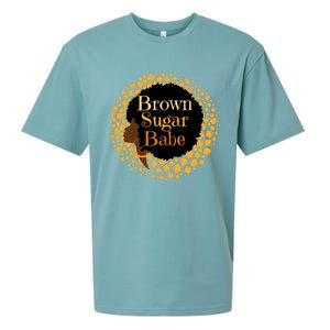 Brown Sugar Babe Proud Black African Pride Melanin Gift Sueded Cloud Jersey T-Shirt