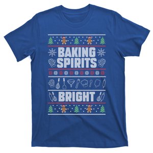 Baking Spirits Bright Funny Christmas Ugly Baker Team Squad Cool Gift T-Shirt