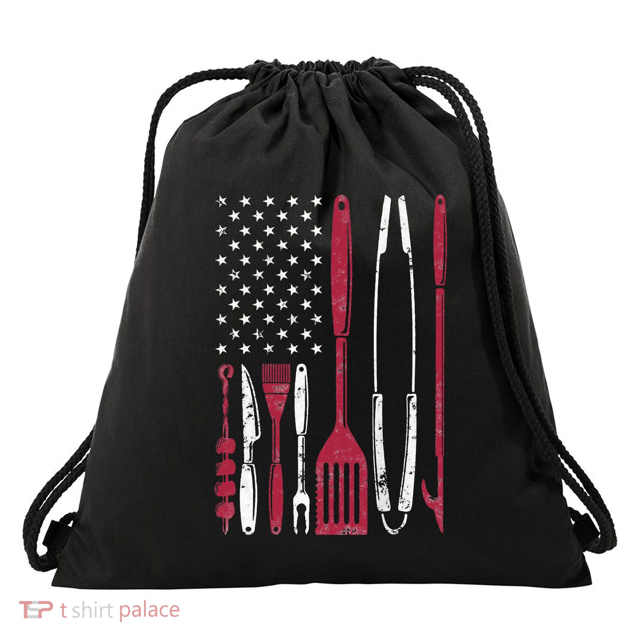 BBQ Smoker Barbecue Chef Smoking Drawstring Bag