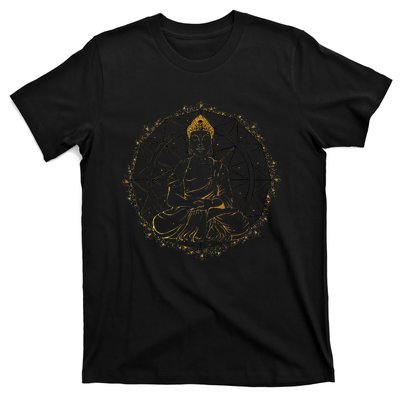 Buddha Statue Buddhist Buddhism Zen Yoga Meditation Guatama T-Shirt