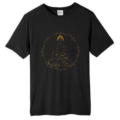 Buddha Statue Buddhist Buddhism Zen Yoga Meditation Guatama Tall Fusion ChromaSoft Performance T-Shirt