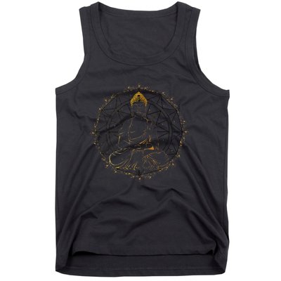 Buddha Statue Buddhist Buddhism Zen Yoga Meditation Guatama Tank Top