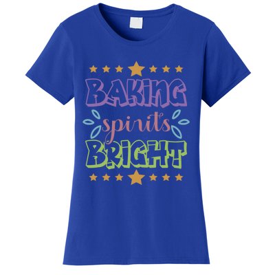 Baking Spirits Bright Funny Cooking Baking Christmas Gift Women's T-Shirt