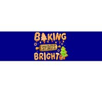 Baking Spirit Bright Donut Christmas Tree Xmas Cookie Gift Bumper Sticker