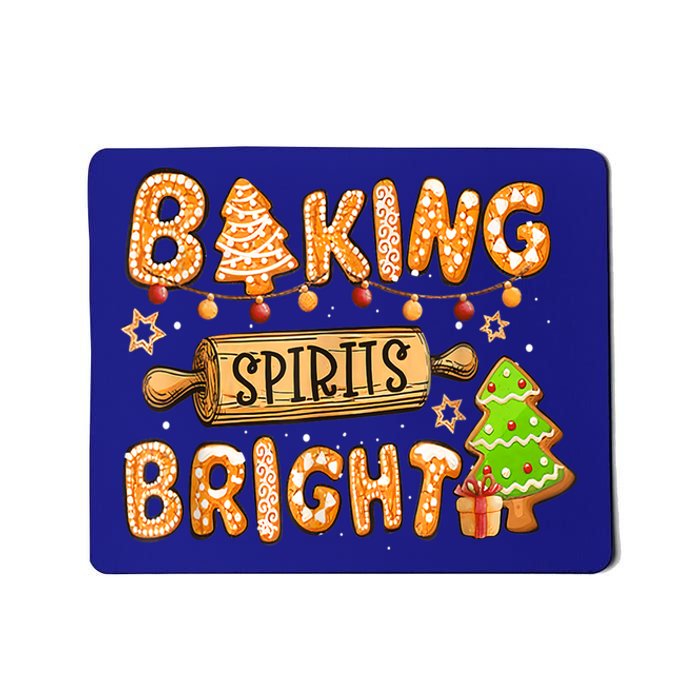 Baking Spirit Bright Donut Christmas Tree Xmas Cookie Gift Mousepad