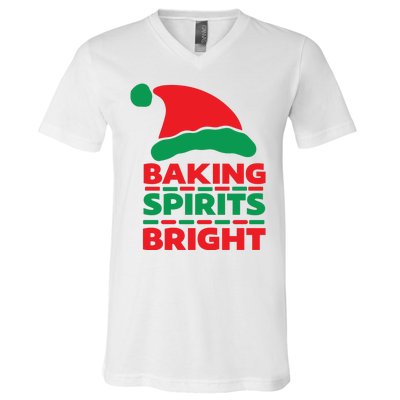 Baking Spirits Bright V-Neck T-Shirt