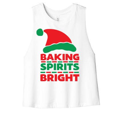 Baking Spirits Bright Women's Racerback Cropped Tank