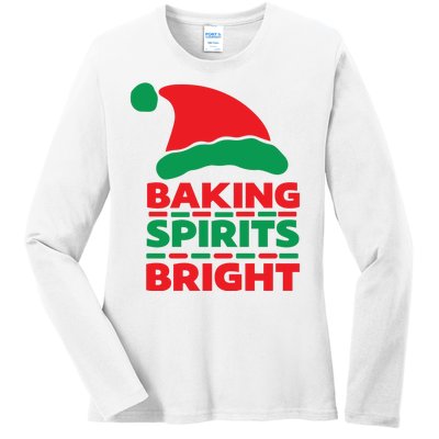 Baking Spirits Bright Ladies Long Sleeve Shirt