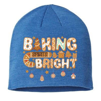 Baking Spirits Bright Gingerbread Christmas Cookies Xmas Funny Gift Sustainable Beanie