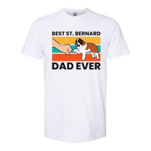 Best Saint Bernard Dad Ever Funny St. Bernard Softstyle CVC T-Shirt