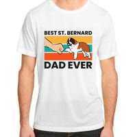 Best Saint Bernard Dad Ever Funny St. Bernard Adult ChromaSoft Performance T-Shirt