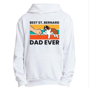 Best Saint Bernard Dad Ever Funny St. Bernard Urban Pullover Hoodie