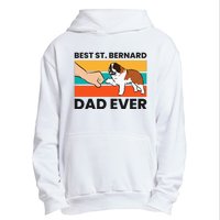 Best Saint Bernard Dad Ever Funny St. Bernard Urban Pullover Hoodie