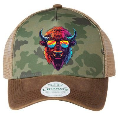 Bison Sunglasses Legacy Tie Dye Trucker Hat