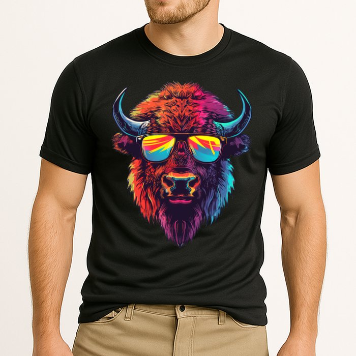 Bison Sunglasses Cooling Performance Crew T-Shirt