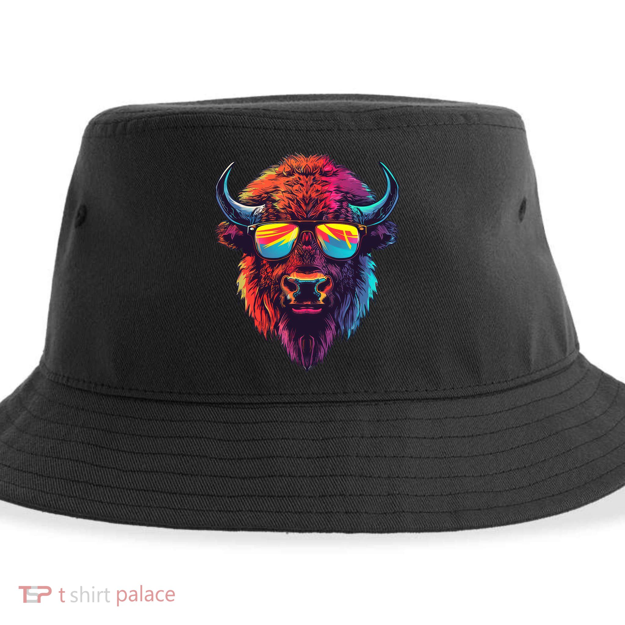 Bison Sunglasses Sustainable Bucket Hat
