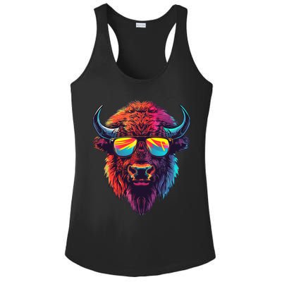 Bison Sunglasses Ladies PosiCharge Competitor Racerback Tank