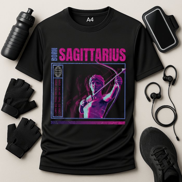 Born Sagittarius Performance Shirt