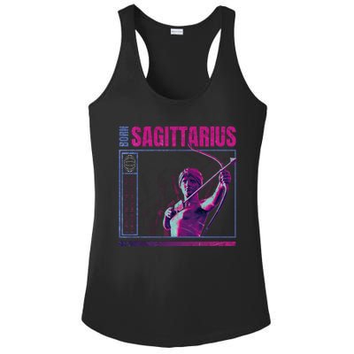 Born Sagittarius Ladies PosiCharge Competitor Racerback Tank