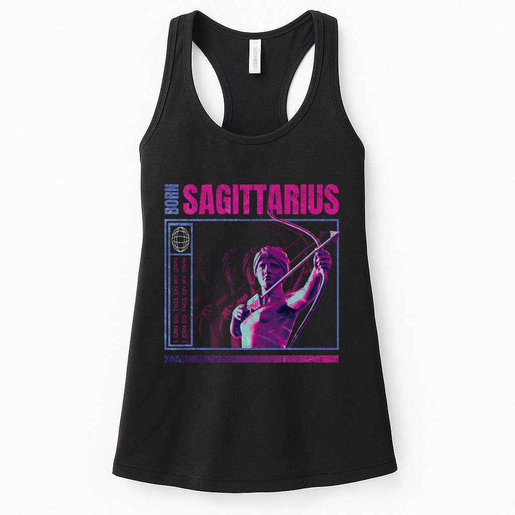 Born Sagittarius Womens Tank Top