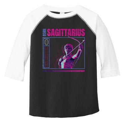 Born Sagittarius Toddler Fine Jersey T-Shirt