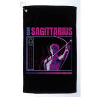 Born Sagittarius Golf Towel