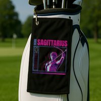 Born Sagittarius Golf Towel