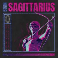 Born Sagittarius Golf Towel