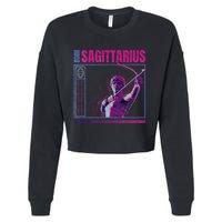 Born Sagittarius Cropped Pullover Crew