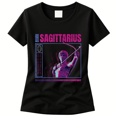 Born Sagittarius Womens T-Shirt