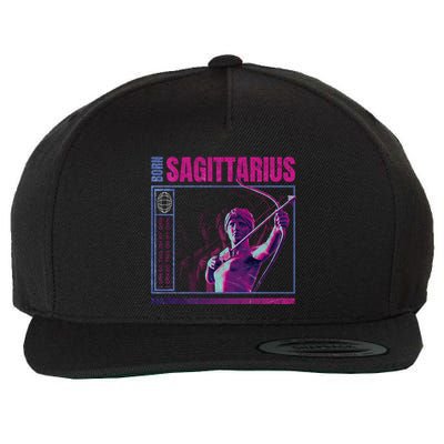 Born Sagittarius Wool Snapback Cap