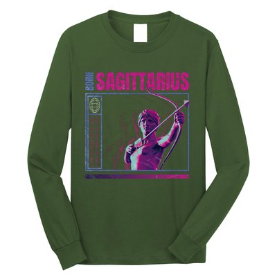 Born Sagittarius Long Sleeve Shirt
