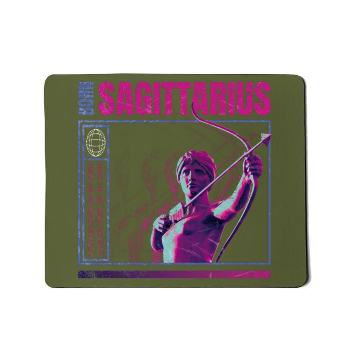 Born Sagittarius Mousepad